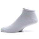 American Made Men's King Size White Low Cut Socks - 3 Pairs