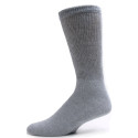 Sole Pleasers Men's Grey King Size Diabetic Crew Socks - 3 Pairs