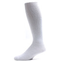 Sole Pleasers Men's King Size White Diabetic Over the Calf Socks - 3 Pairs