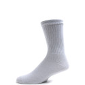 American Made Men's White Athletic Crew Socks - 3 Pairs