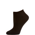 American Made Women's Black No Show Socks - 3 Pairs