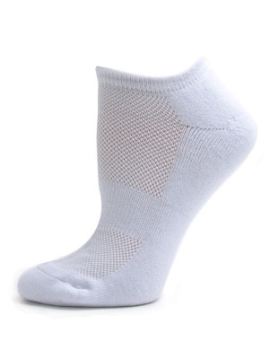 Running Mate Men's Low Cut Socks - 3 Pairs - White