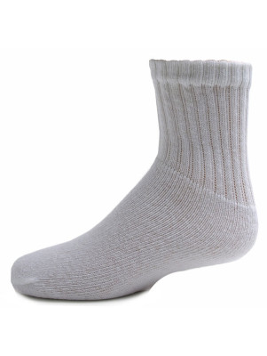 Excell Kids' White Tube Socks - 6 Pairs - White