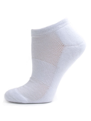 Running Mate Men's Low Cut Socks - 3 Pairs - White