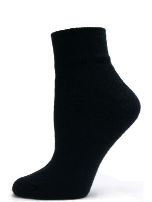 American Made Children's Black Quarter Socks - 3 Pairs