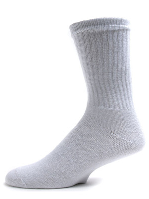 American Made Men's King Size Athletic Crew Socks - 3 Pairs