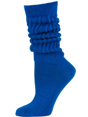 Credos Women's Extra Heavy Slouch Socks - 1 Pair - Royal Blue