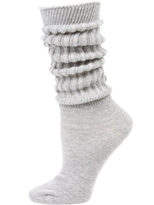 Credos Women's Extra Heavy Slouch Socks - 1 Pair - Grey