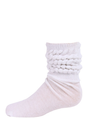 Millennium Kids' Slouch Socks - 1 Pair - White
