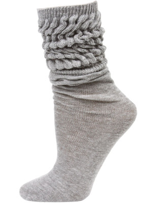 Millennium Women's Slouch Socks - 1 Pair - Grey
