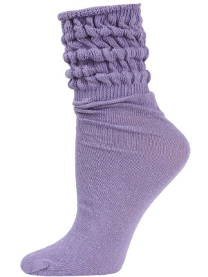 Millennium Women's Slouch Socks - 1 Pair - Lilac Purple