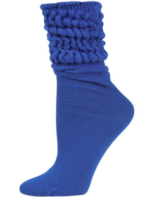 Millennium Women's Slouch Socks - 1 Pair - Royal Blue
