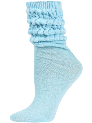 Millennium Women's Slouch Socks - 1 Pair - Sky Blue