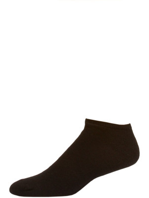 American Made King Size Men's Black Quarter Socks - 3 Pairs