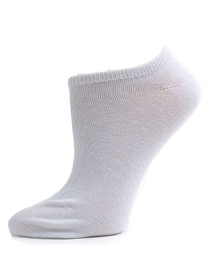 Women's White No Show Socks - 3 Pairs