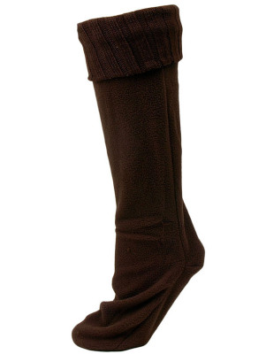 Chatties Women's Rainboot Liner Socks - 1 Pair - Brown