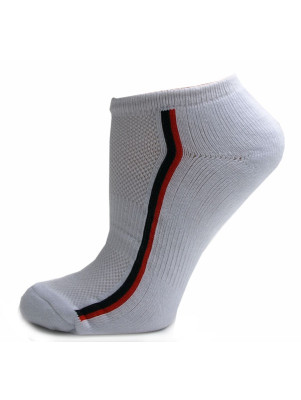 Running Mate Women's Striped Socks - 3 Pairs - White