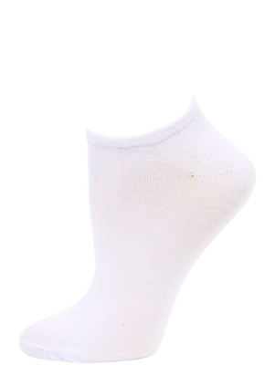 Millennium Women's Low Cut Socks - 3 Pairs - White