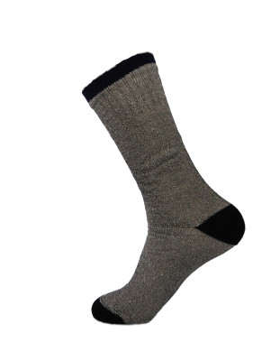 Ruggeds Men's Insulated Thermal Socks with Navy Blue Stripe - 2 Pairs