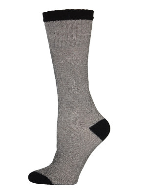 Ruggeds Women's Insulated Thermal Socks with Black Stripe - 2 Pairs