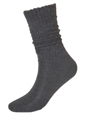 Millennium Women's Slouch Socks - 1 Pair - Charcoal