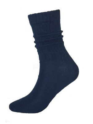 Millennium Women's Slouch Socks - 1 Pair - Navy Blue