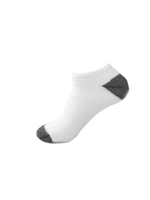 American Made Men's Black Heel and Toe Low Cut Socks - 3 Pairs