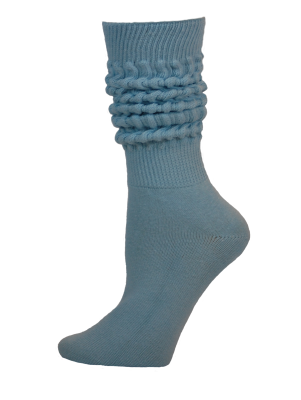 Credos Women's Extra Heavy Slouch Socks - 1 Pair - Sky Blue