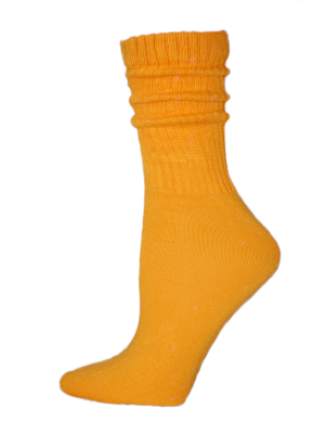 Millennium Women's Slouch Socks - 1 Pair - Old Gold/Yellow